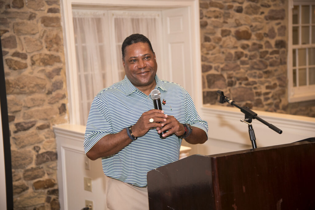 Eric Coombs at 8th annual ETC Foundation Golf Outing and Dinner